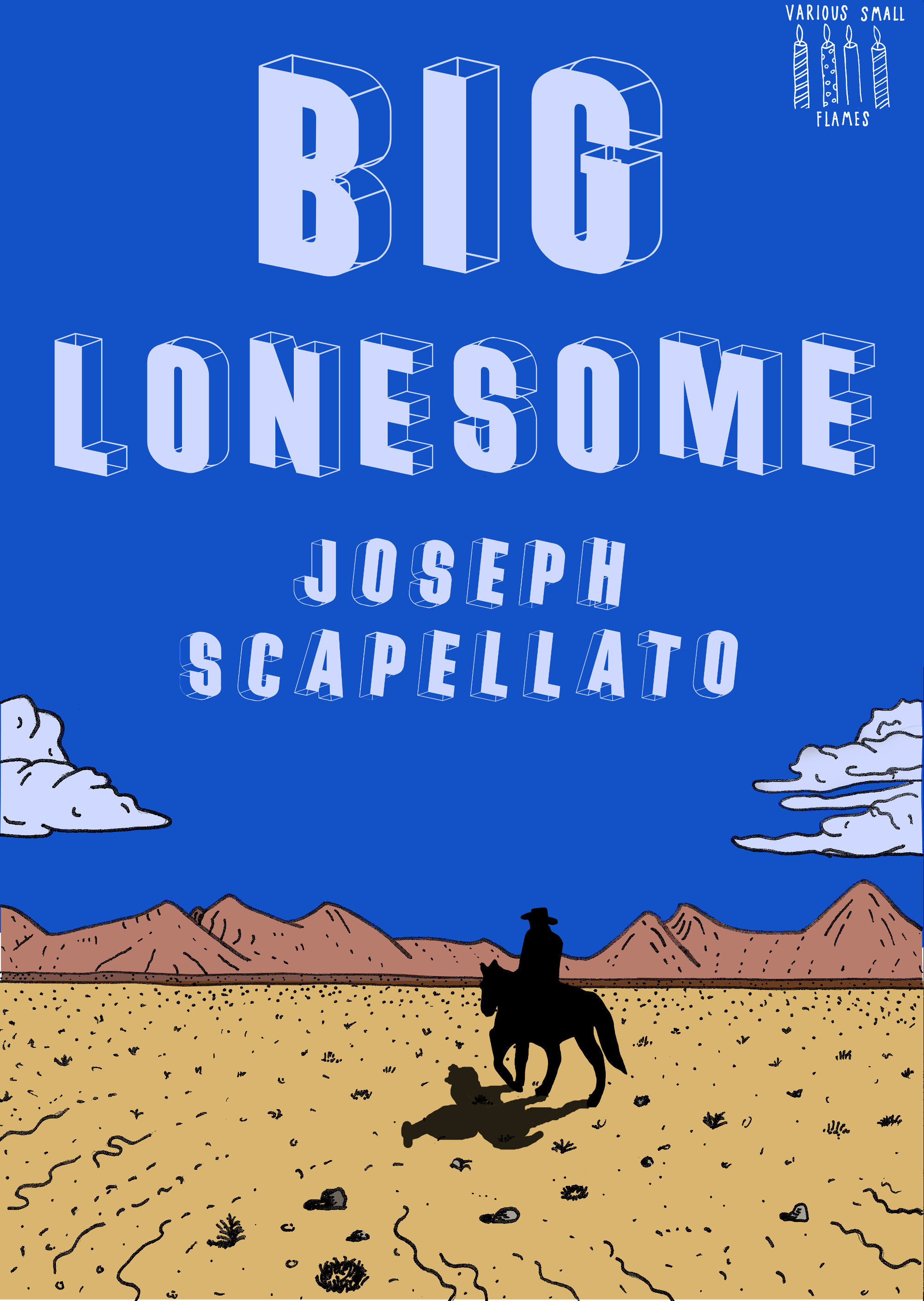 big lonesome joseph scapellato book cover cowboy desert