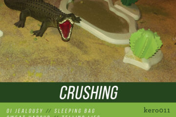 crushing self titled album art crocodile