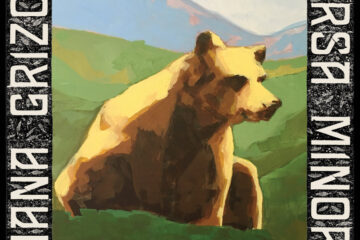 nana grizol ursa minor album art painting of bear