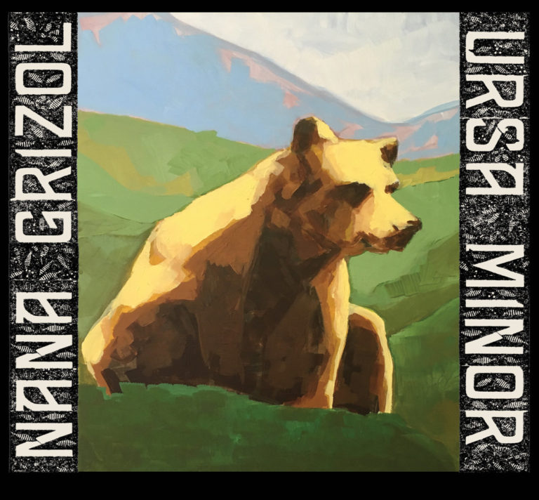 nana grizol ursa minor album art painting of bear