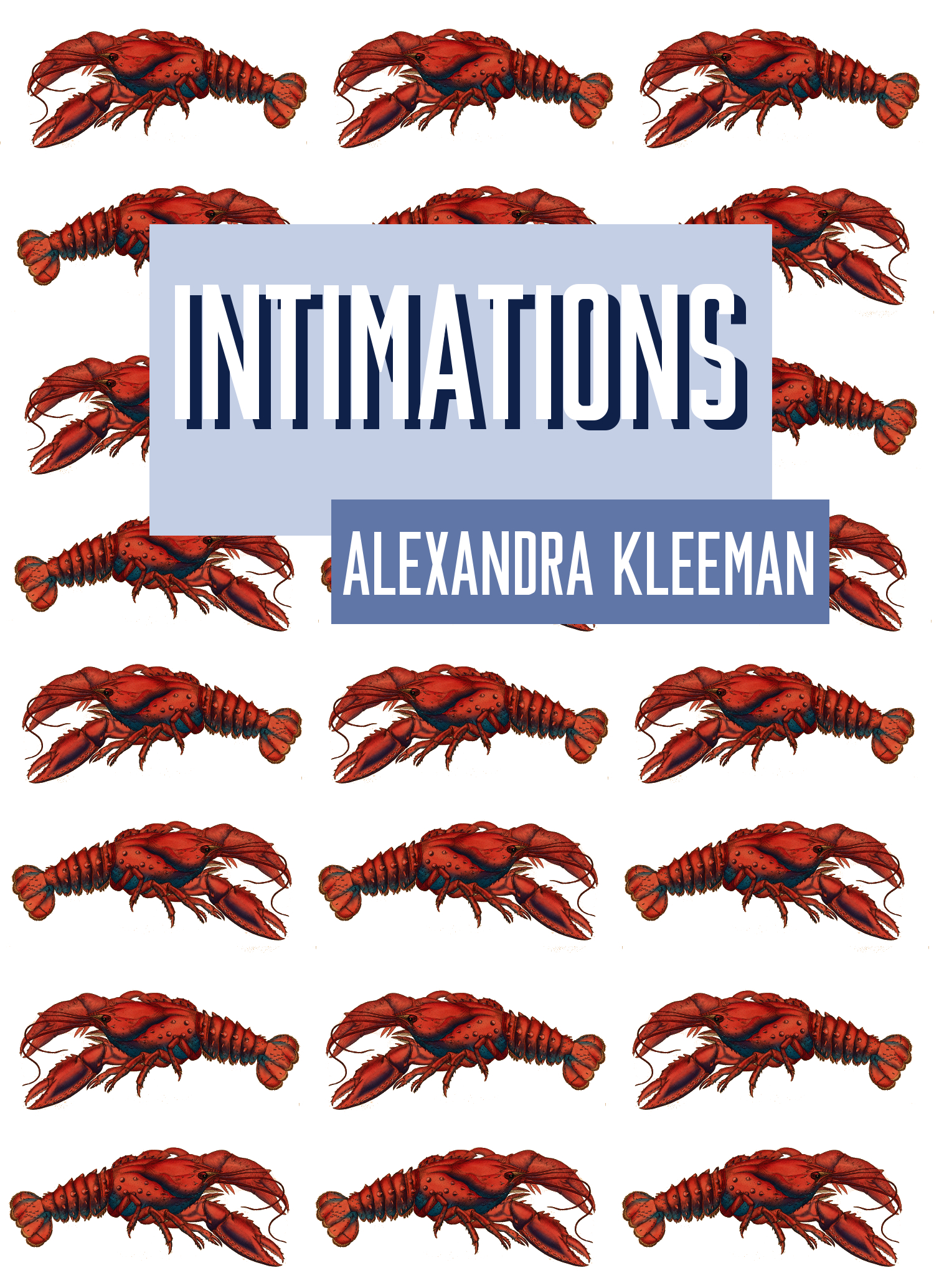 alexandra kleeman intimations fan cover lobsters
