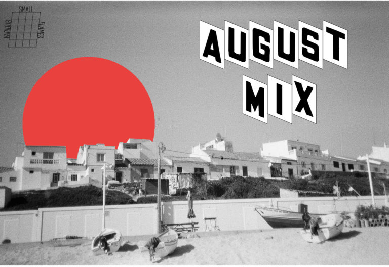 august mix cover beach scene