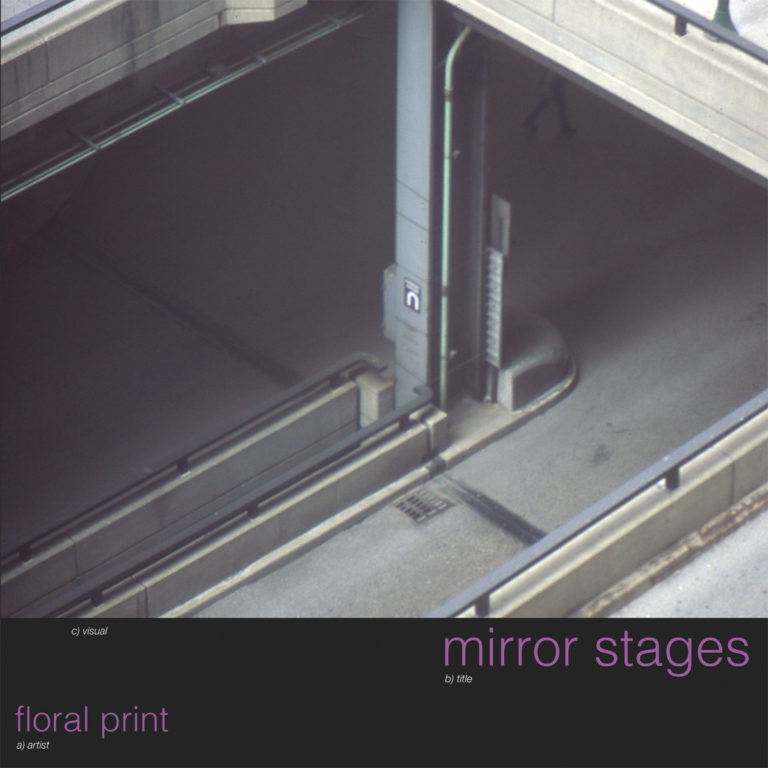 floral print mirror stages album art