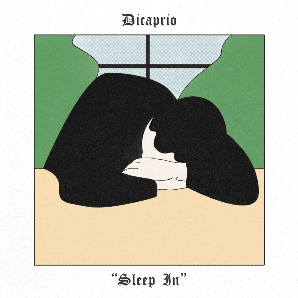 dicaprio sleep in album art