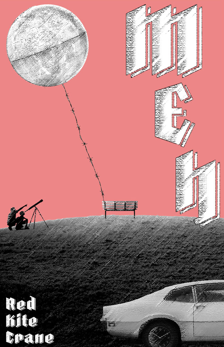 artwork for meh's new album, Red Kite Crane