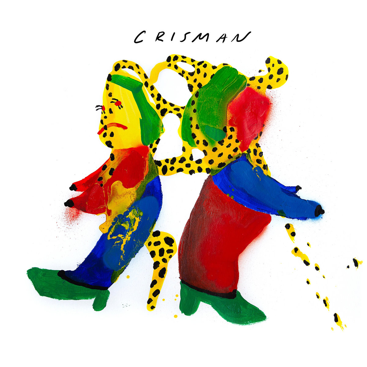 crisman album art abstract figures in primary colours