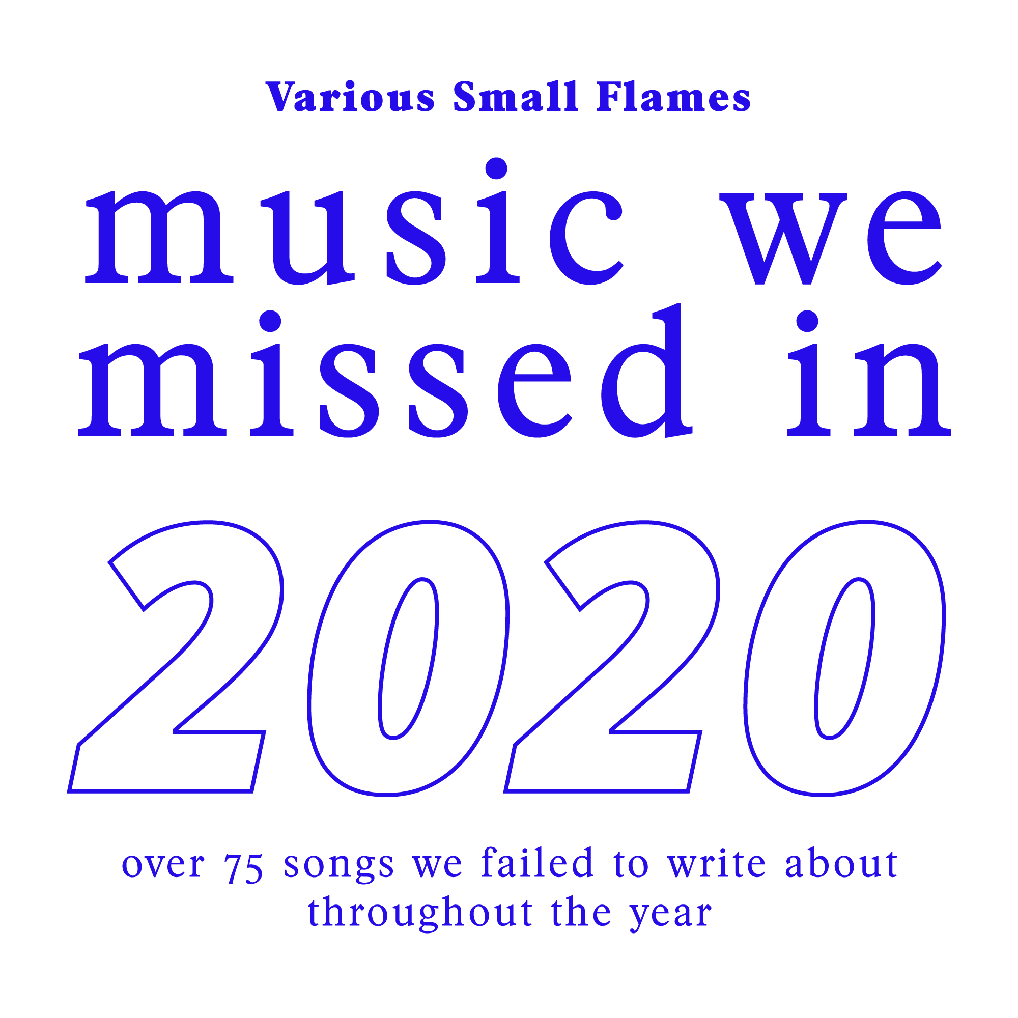 text reading music we missed in 2020