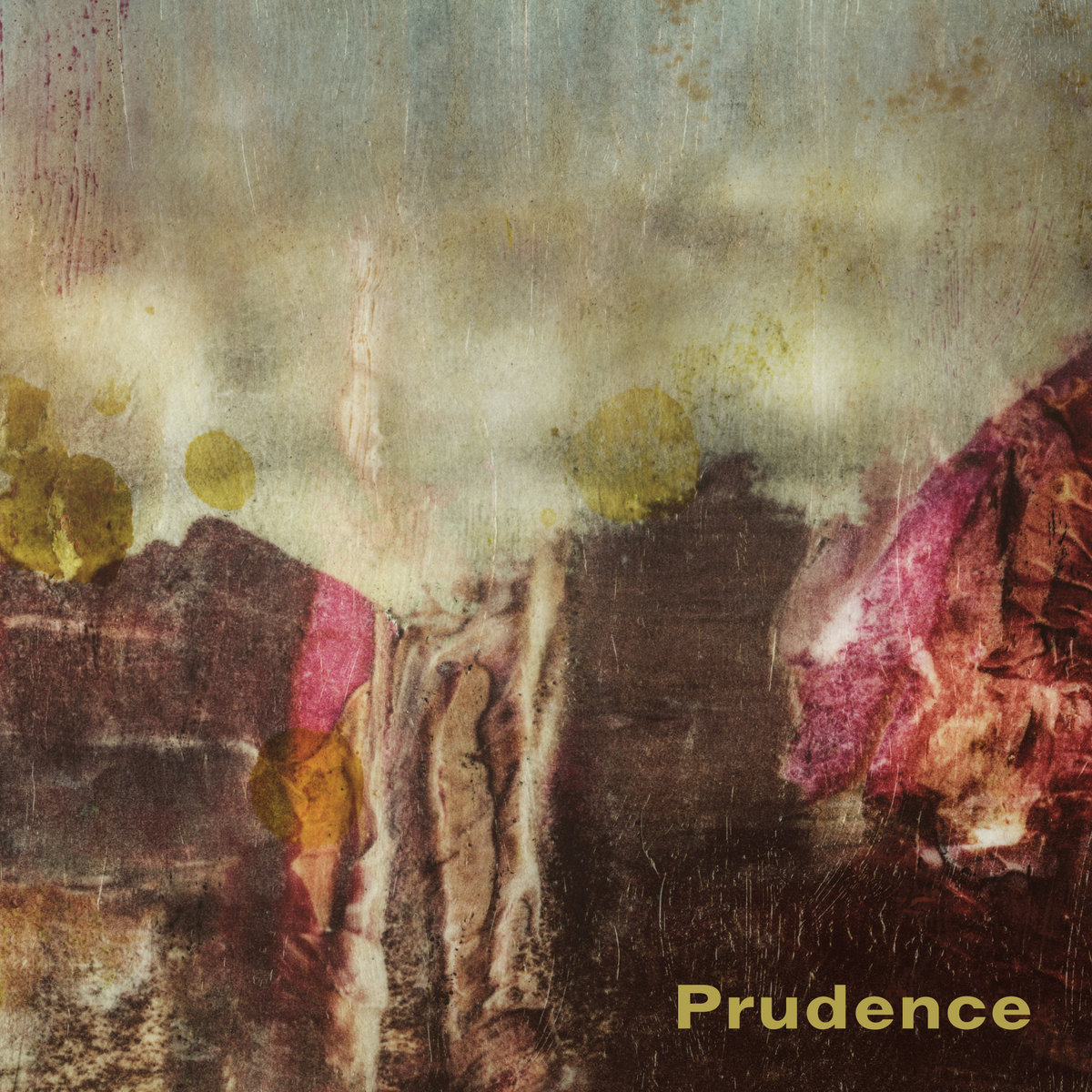 Prudence untitled album cover - abstract photo in browns, pinks and yellows