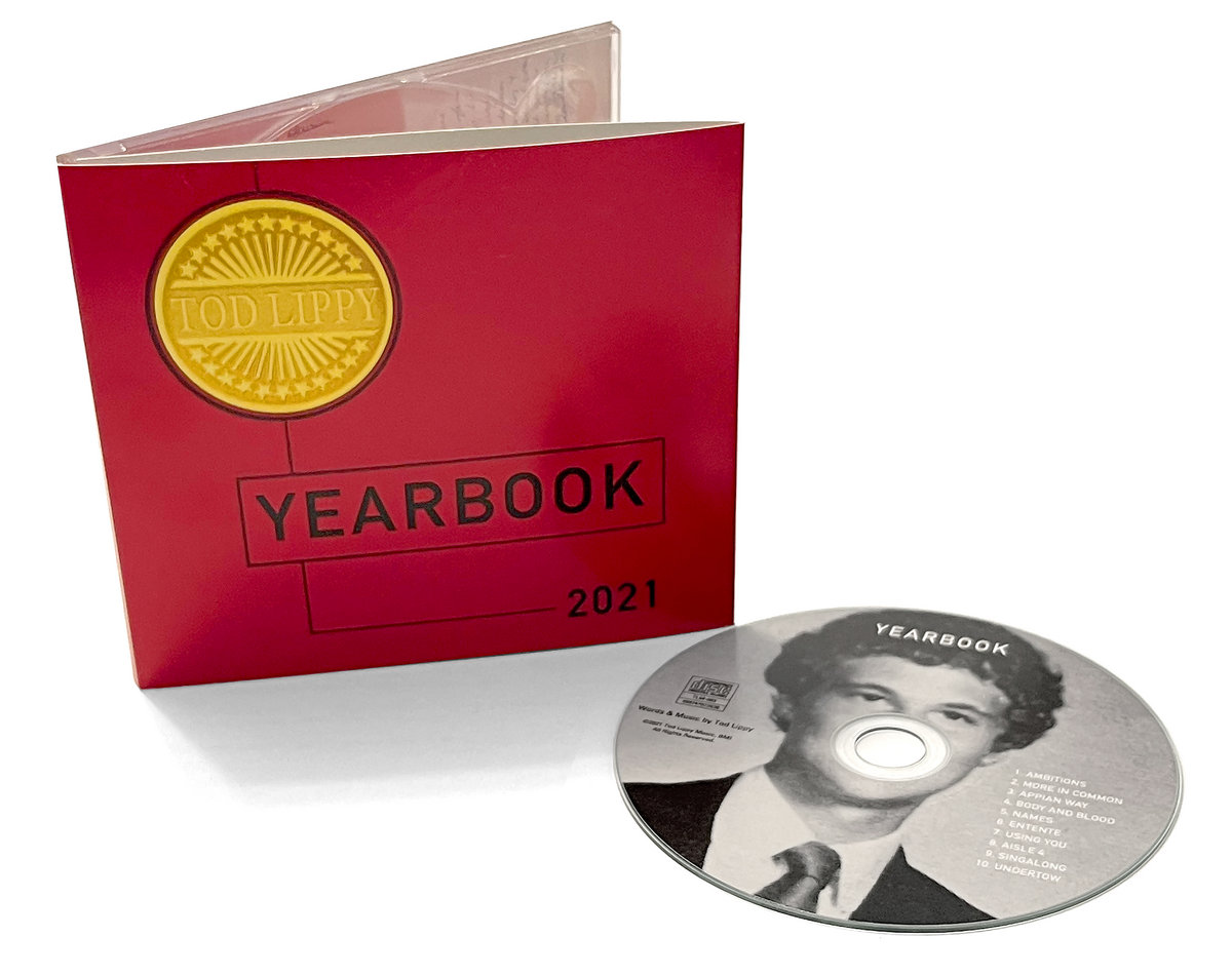 the CD art for Yearbook by Tod Lippy