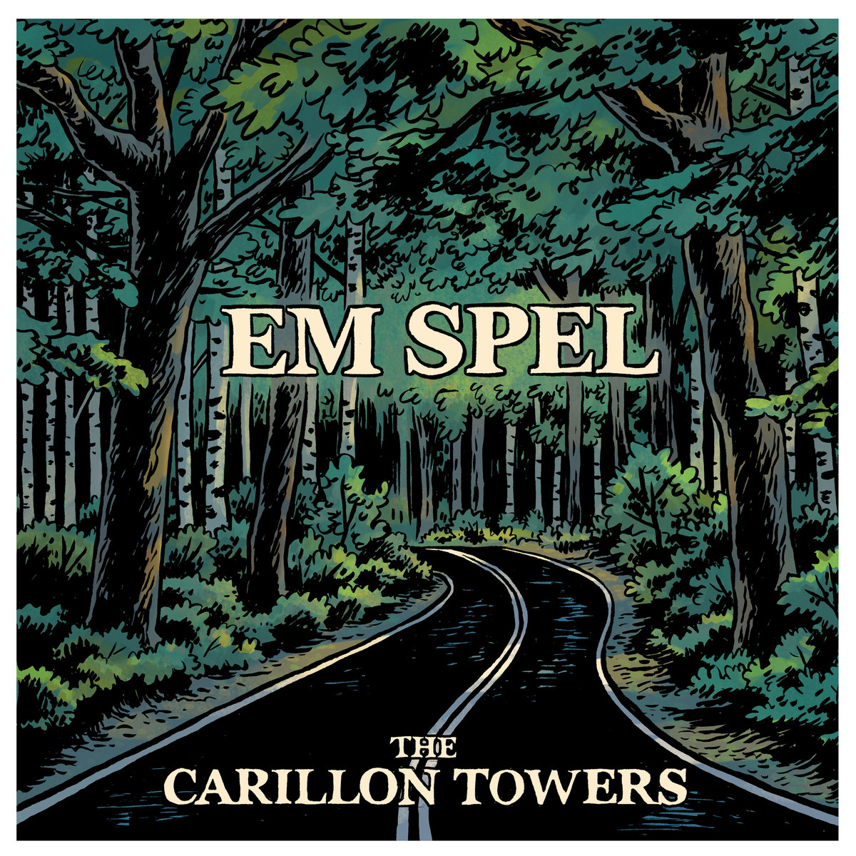 artwork for The Carillon Towers by Em Spel