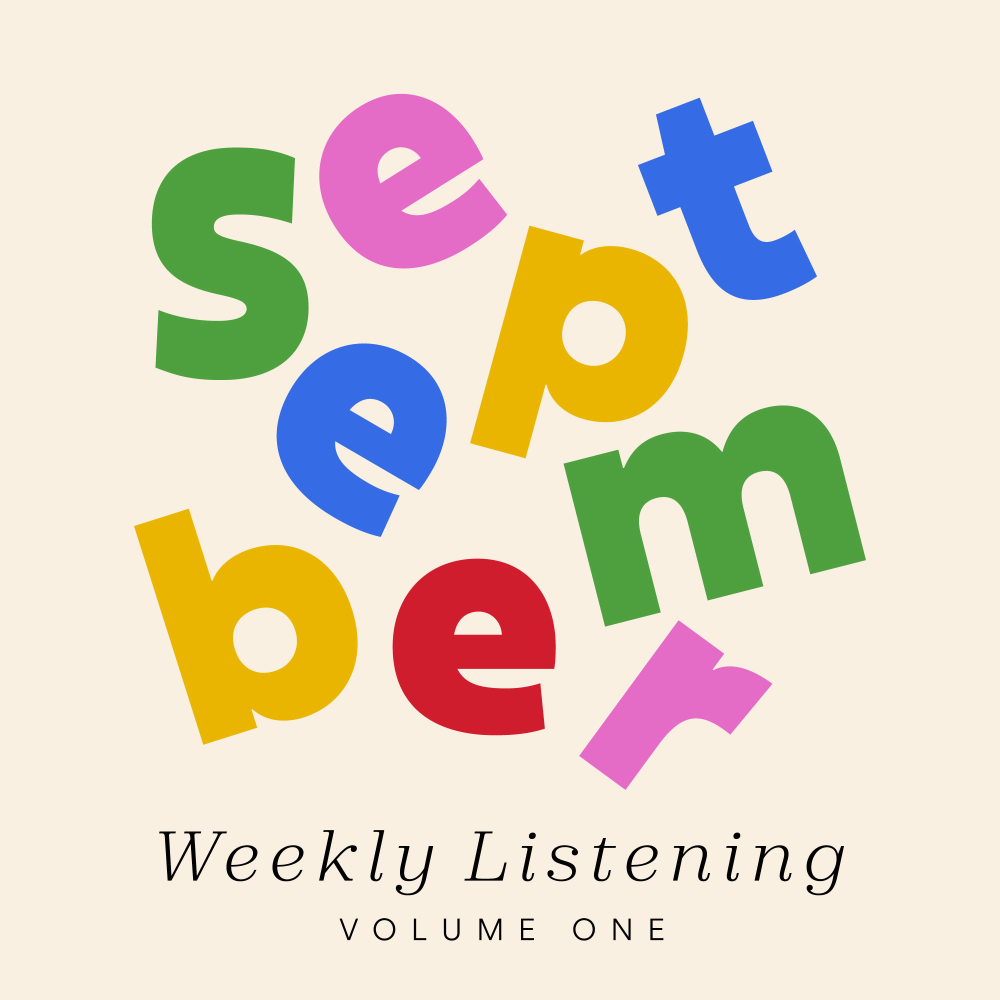 weekly listening september 2022 volume one