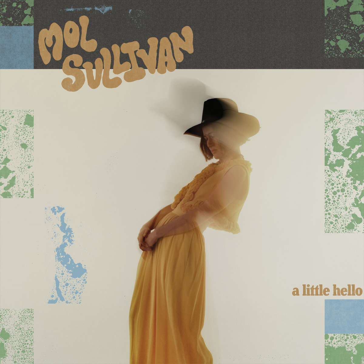 mol sullivan a little hello album art - photo of sullivan wearing a yellow dress and a cowboy hat