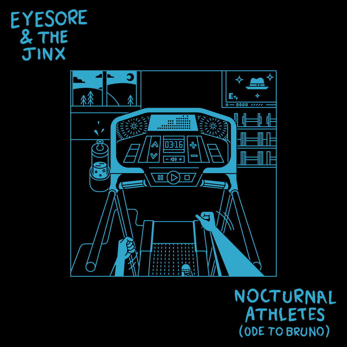 artwork for Nocturnal Athletes (Ode To Bruno) by Eyesore & The Jinx