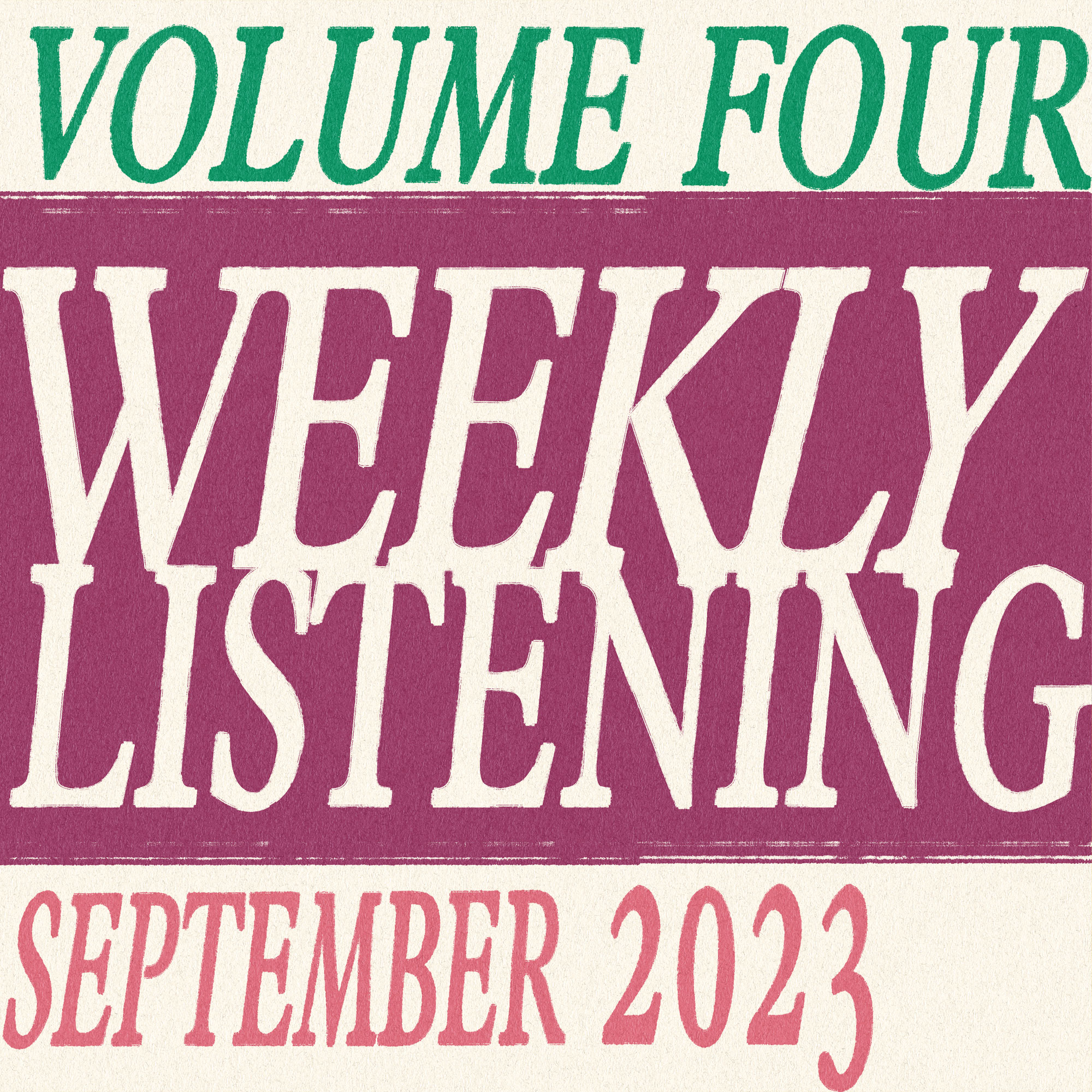 weekly listening september 2023 volume 4