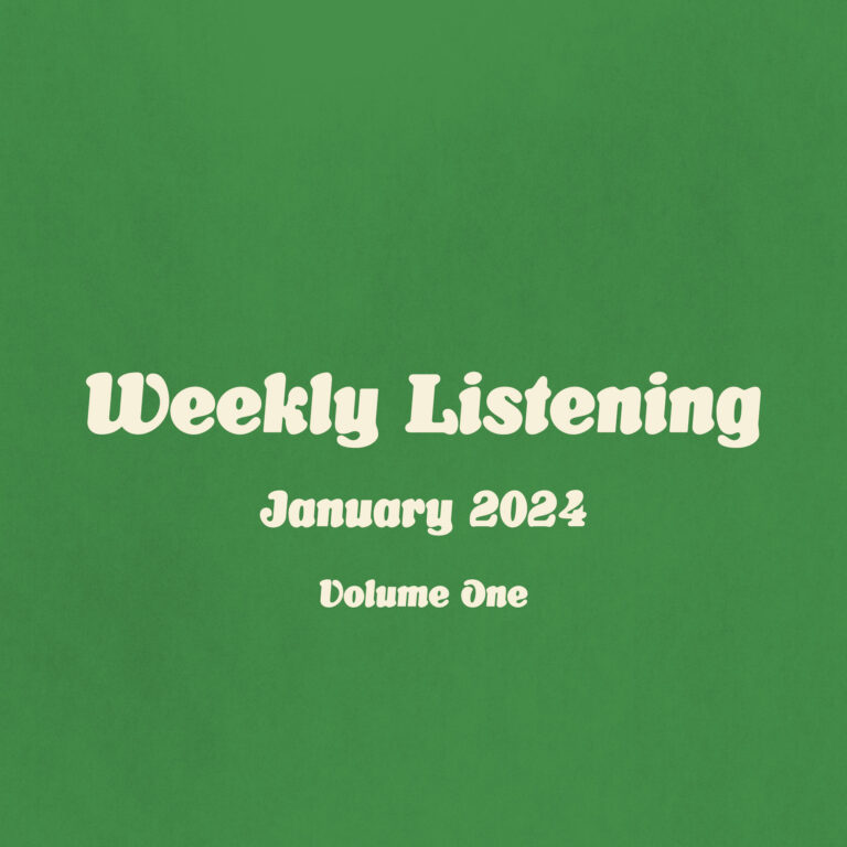 weekly listening January 2024 volume one